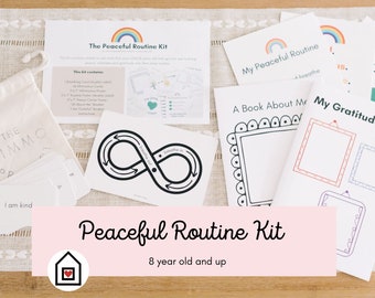 Montessori Peaceful Routine and Affirmation Card Kit for Older Children