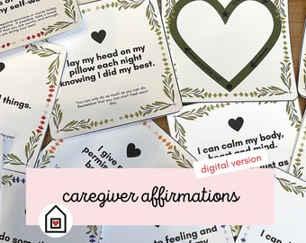 Affirmations for Caregivers and Support Persons