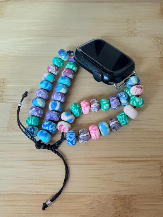 Apple Watch band - beaded - adjustable ( 30mm adapter)