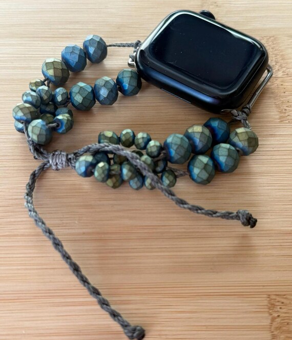 Apple Watch band - beaded - adjustable ( 30mm adapter)