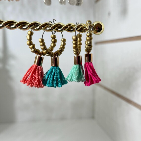 Wine Charms pack of 4 Multicolor
