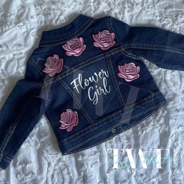 Flower Girl Jacket Etsy