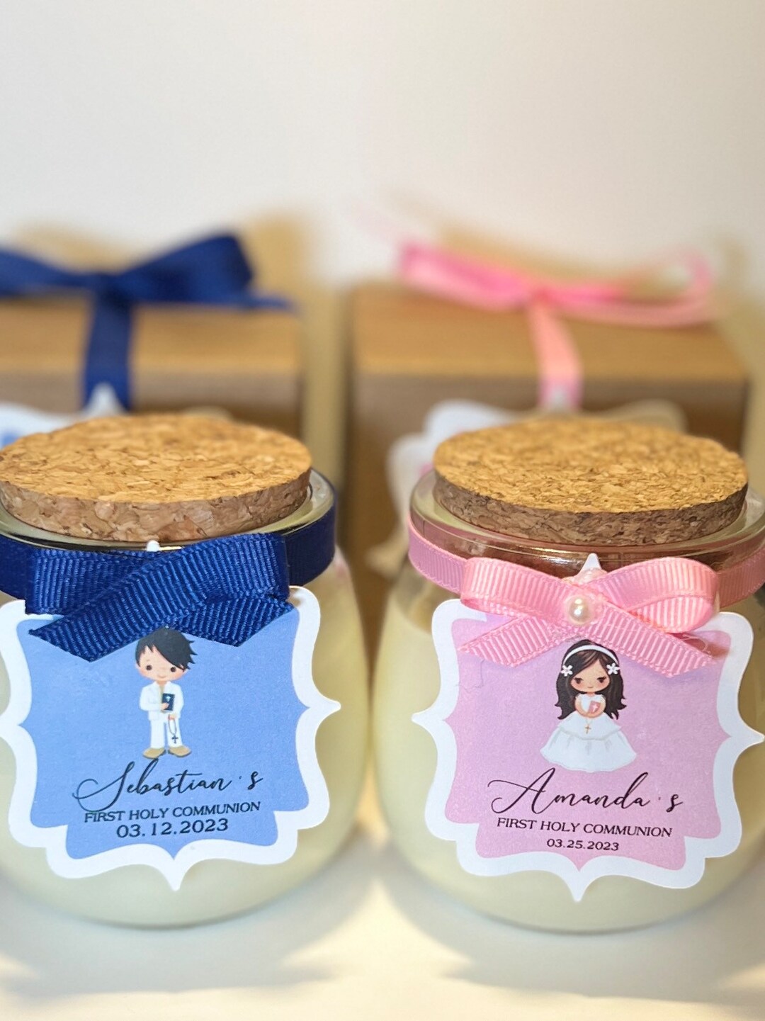 First Holy Communion Favor,6oz Soy Candle Favor, Girl First Communion