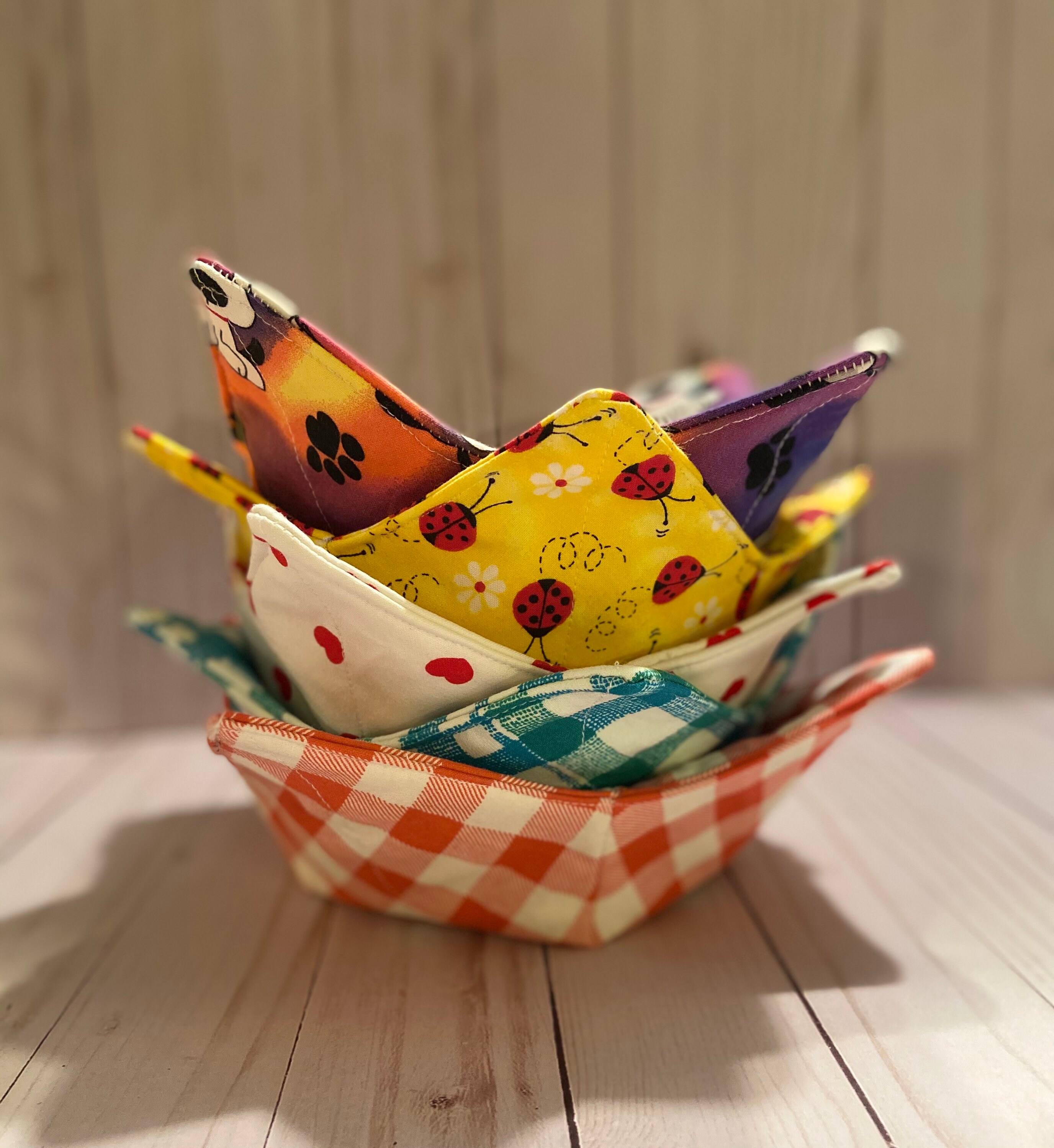 Bowl Cozy Holders Microwave Bowl Cozy Bowl Holder Ice Cream Etsy