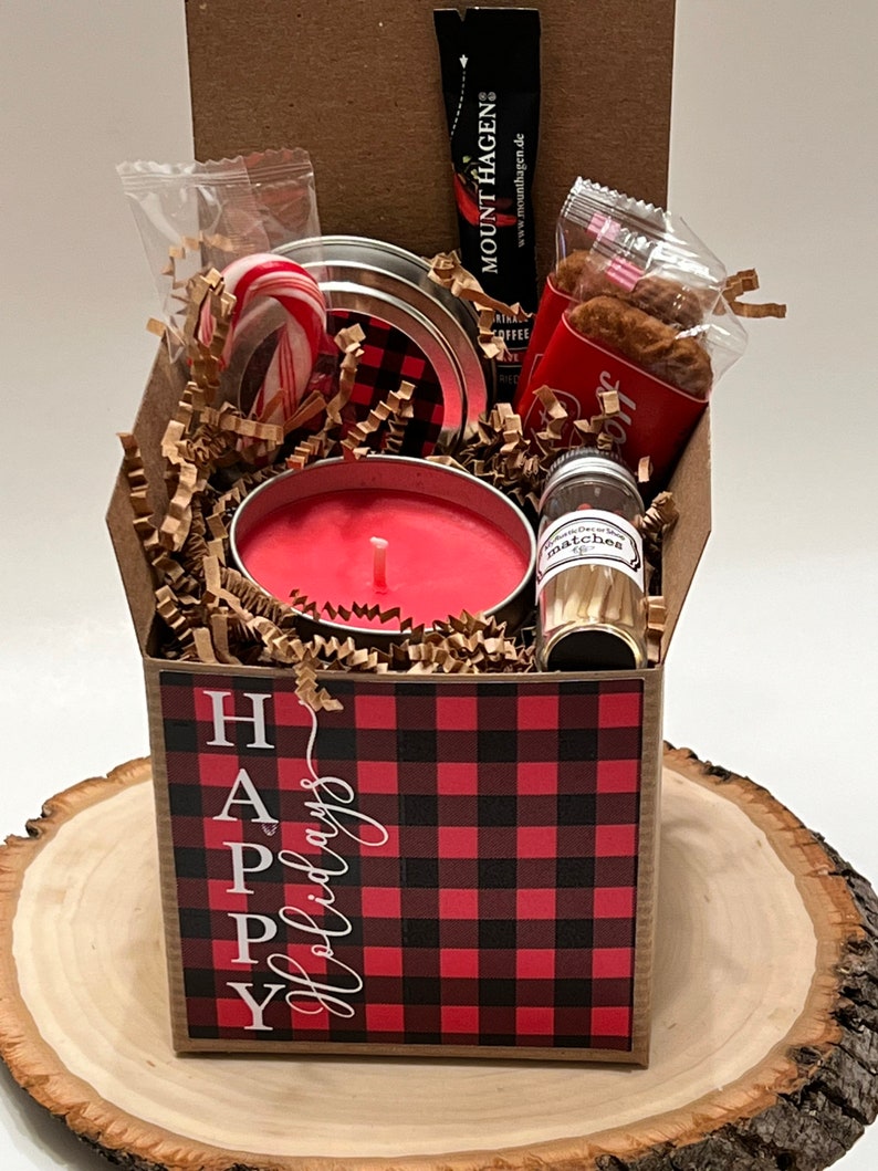 Happy Holidays Gift Set Holidays Gift Box Christmas Gift Etsy