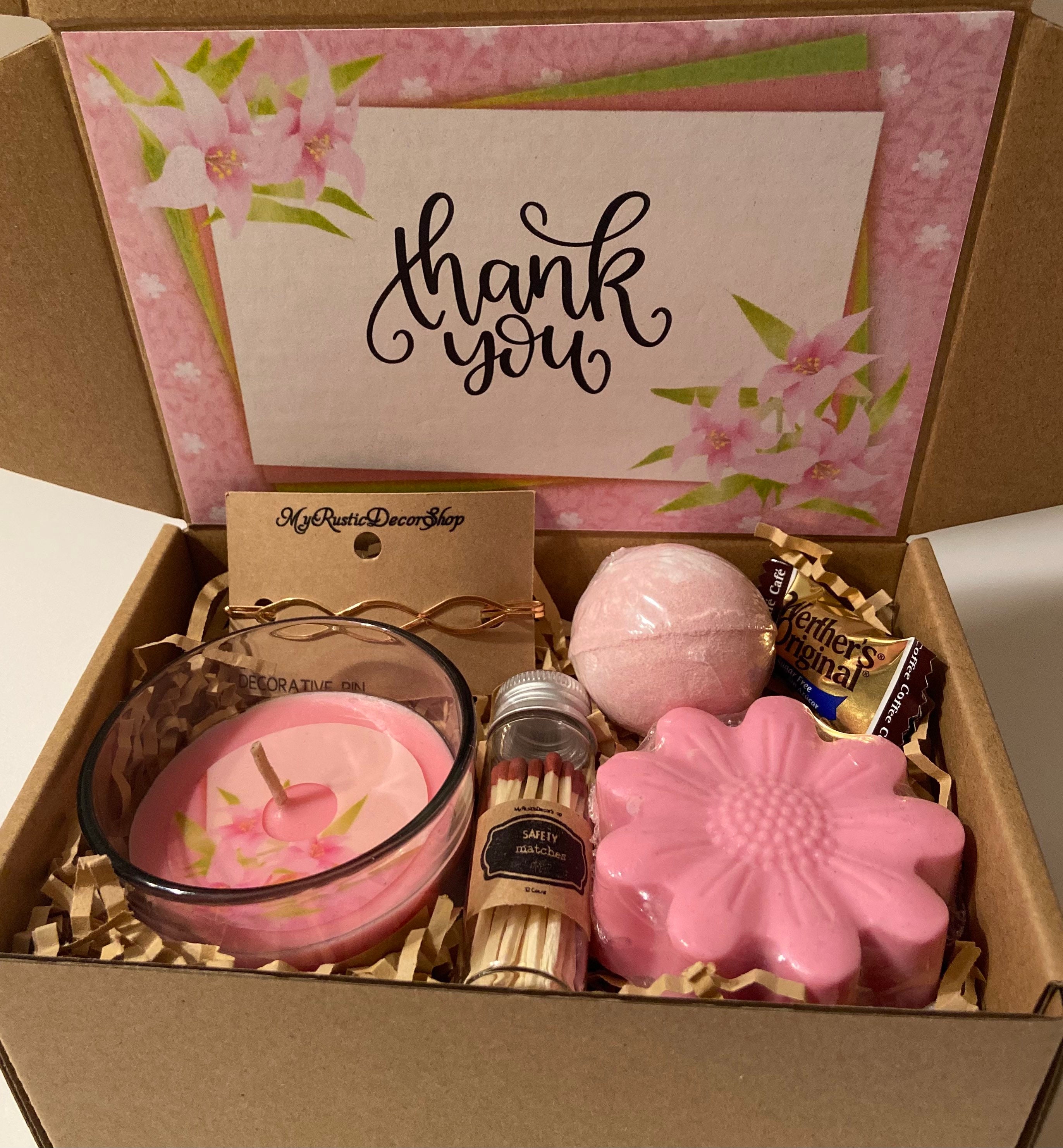 Thank You Gift Set Personalized Gift Set Thank You Gift Box Etsy