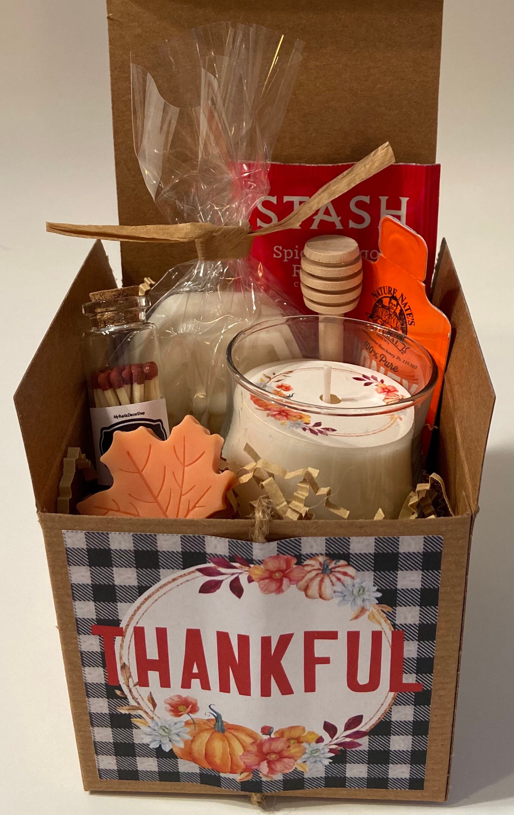 THANKFUL Gift Fall Gift Set Autumn Giftthanksgiving Etsy