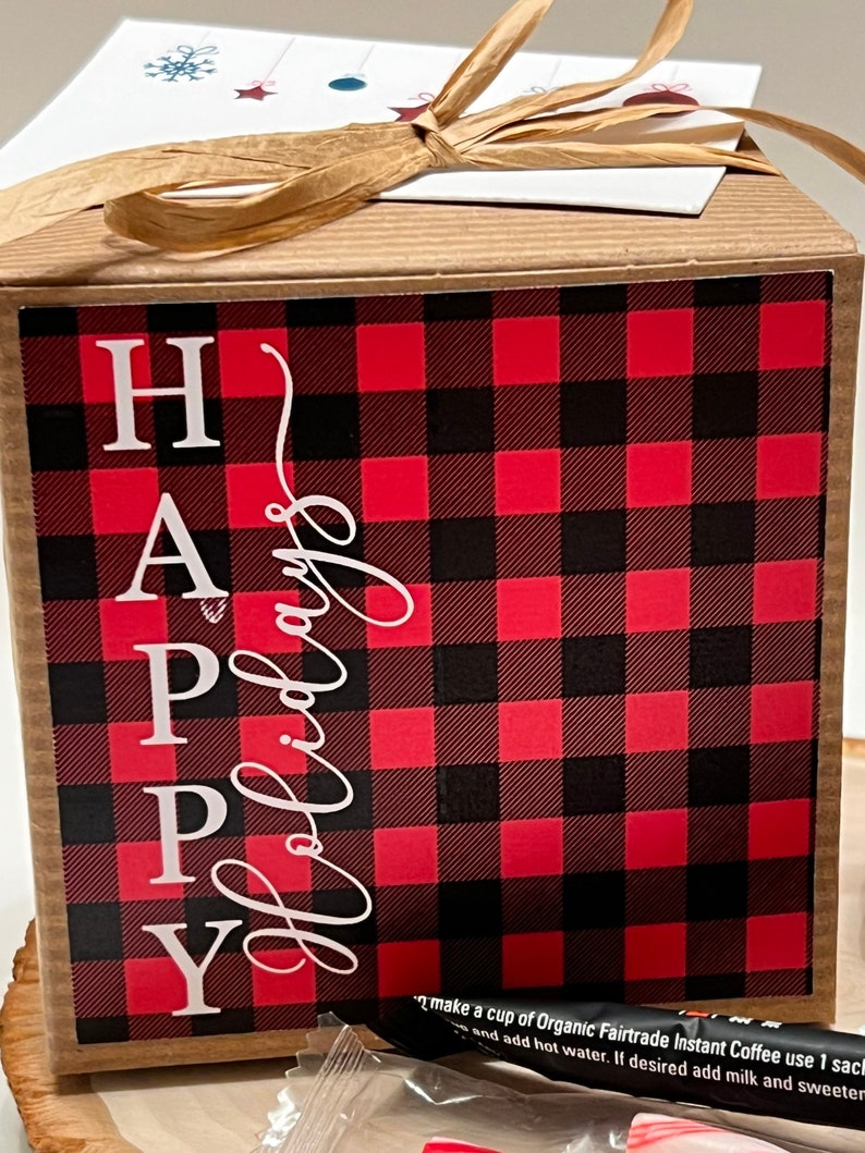 Happy Holidays Gift Set Holidays Gift Box Christmas Gift Etsy