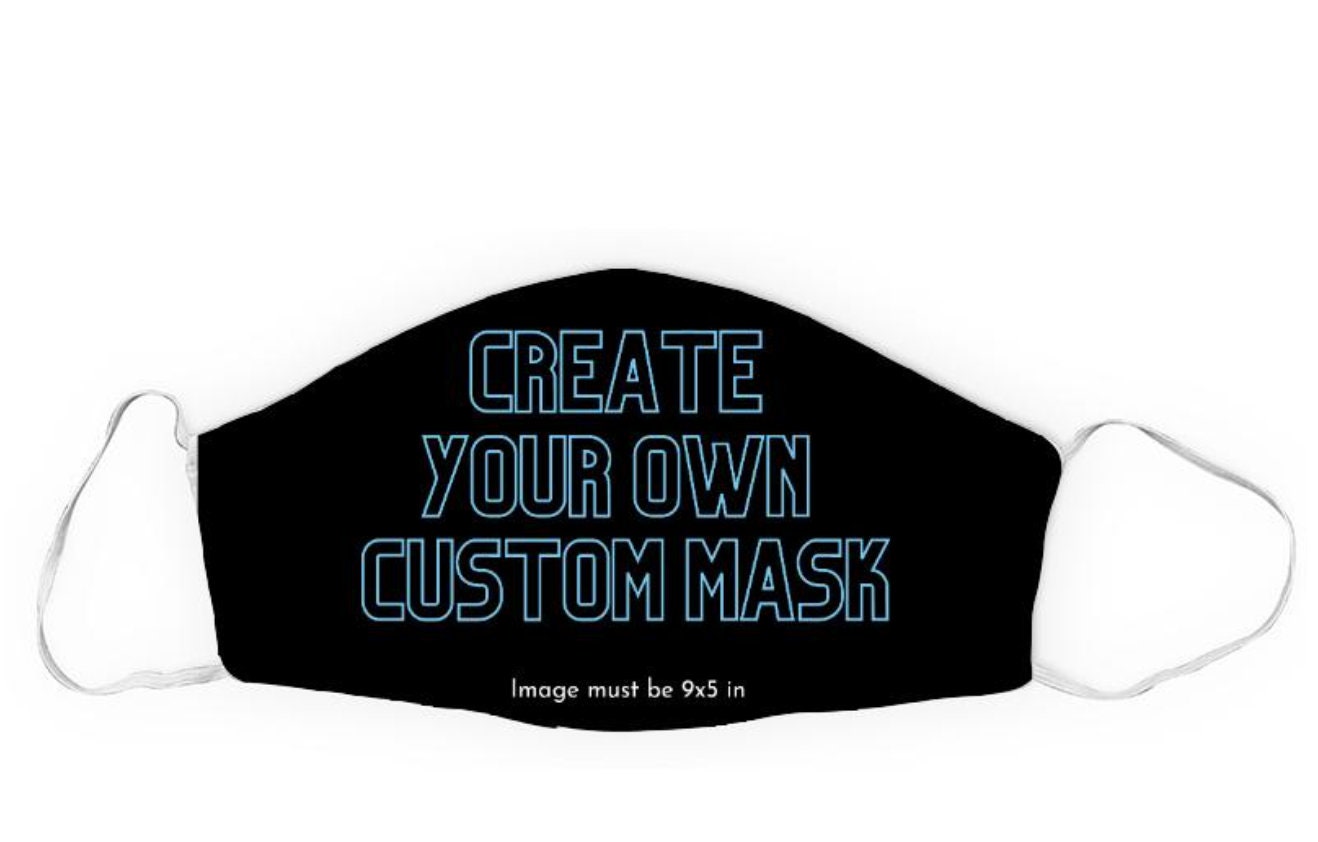Create your own custom face mask Etsy