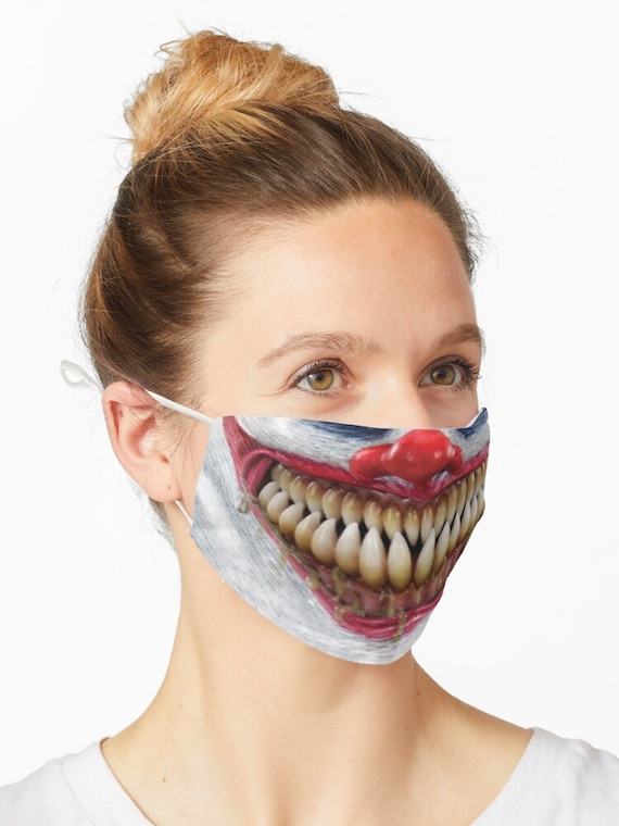 Skin Mask Evil Clown Skin Mask Evil Clown