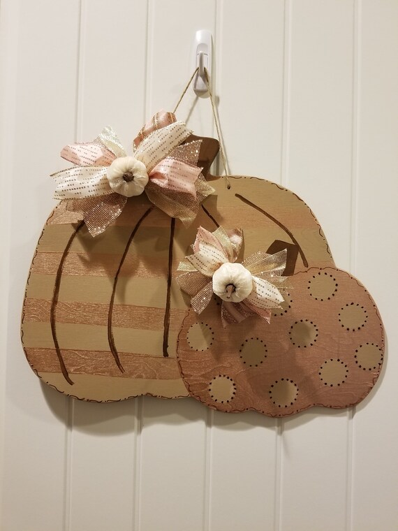 Rose gold online door hanger