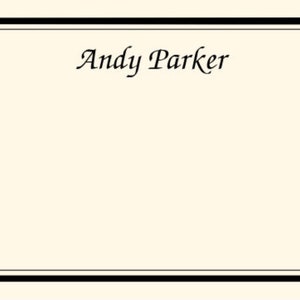 Personalized Stationery Set - Raised Ink Flat Cards - Optional Border ...