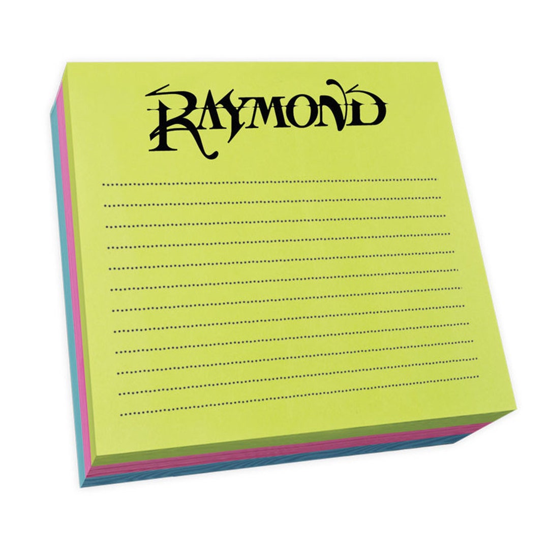 Personalized Custom Colorful Square Notepad - 250 Sheets (6"x6 ...