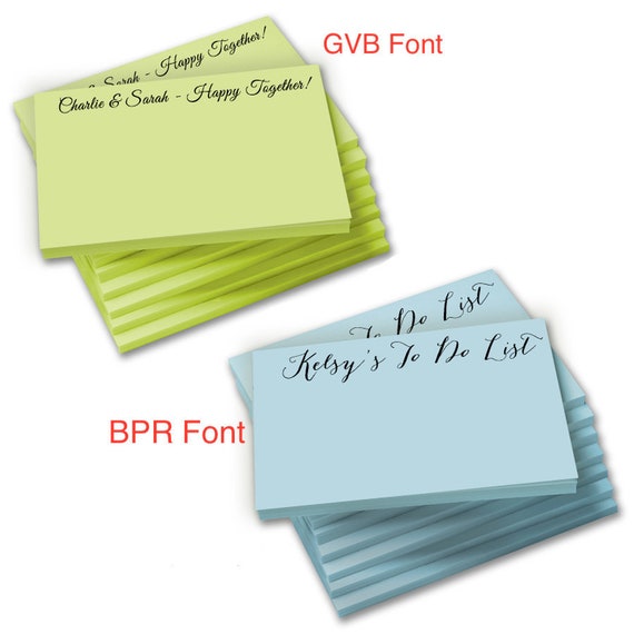 Personalized Post-it Notes Customizable Post-it Notes - Etsy
