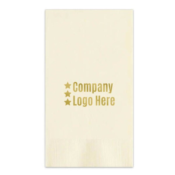 Custom Logo Napkins Etsy