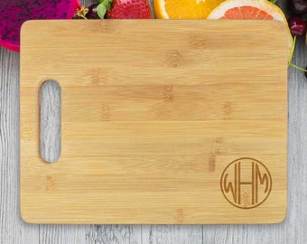 Personalized Monogram Engraved Cutting Board/Serving Tray, Custom Cutting Board, Custom Wood Board, Personalized Wood Monogram Cutting Board