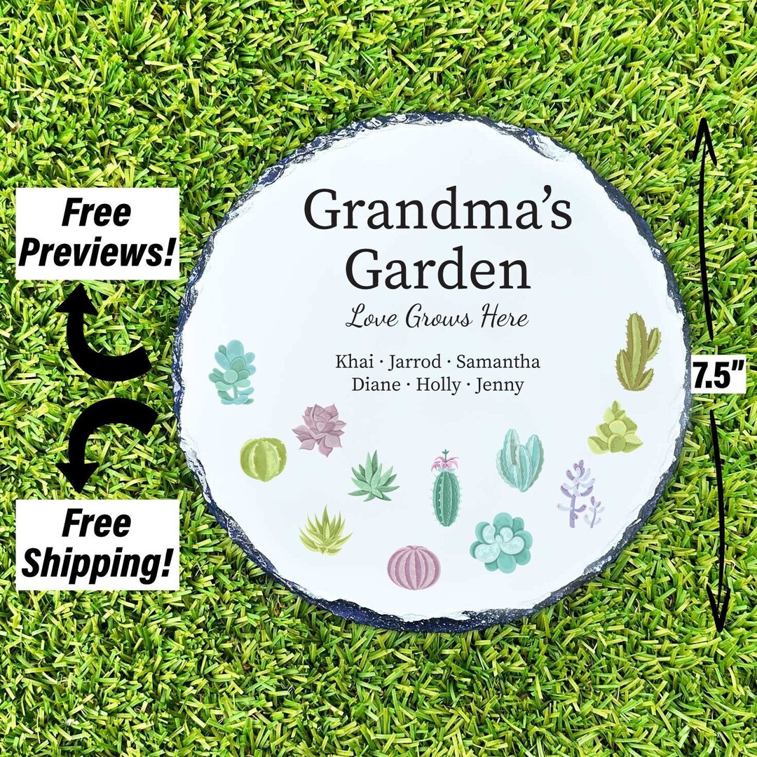 Garden Memorials, Personalized Garden Marker