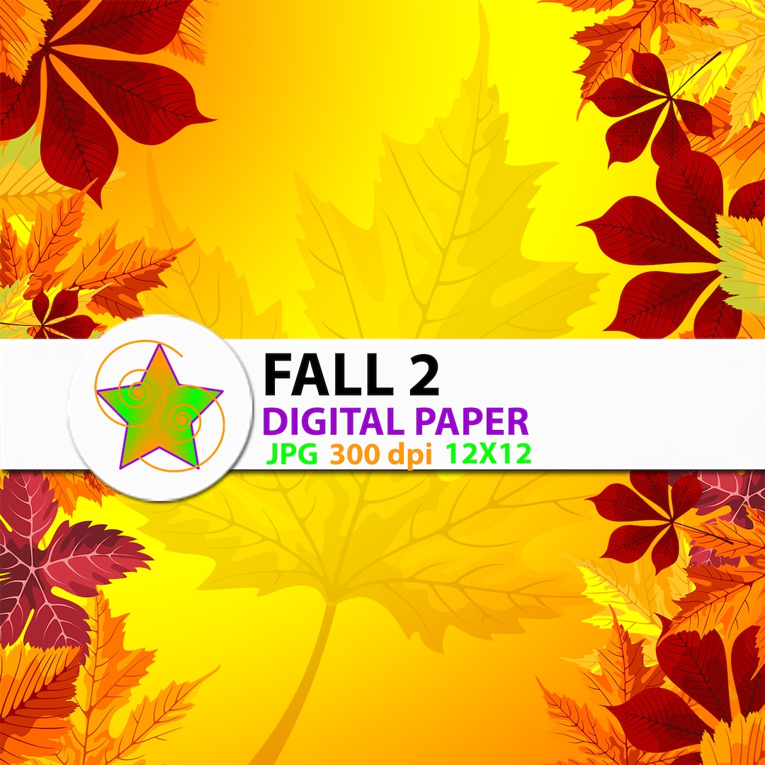 FALL 2 Digital Paper - Etsy