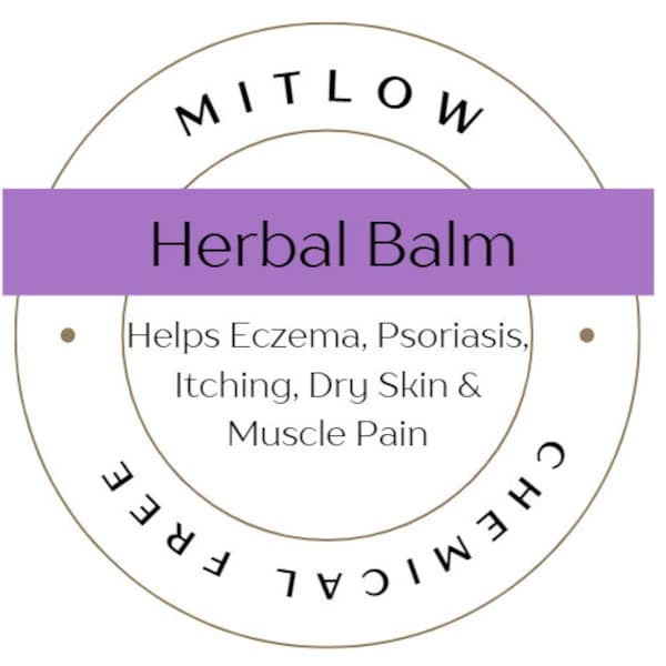 Mitlow Set of three Herbal Lip Balms for dry chapped lips