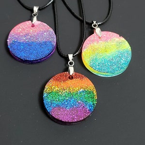 LGBT+ Glitter Necklaces