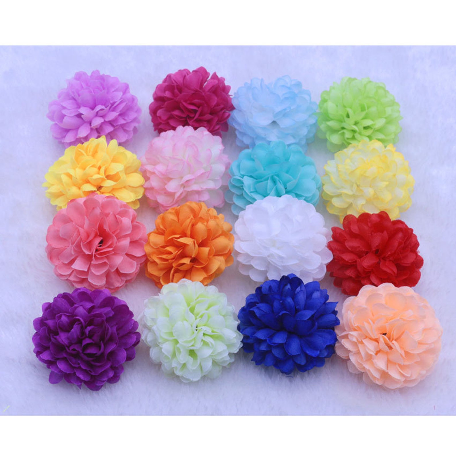 100PCS Mint Green Silk flowers Bulk Carnation Artificial Etsy