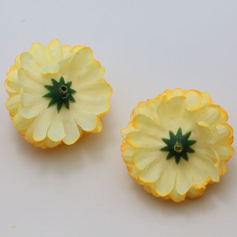 100PCS Yellow Silk flowers Bulk Carnation Artificial Flowers Etsy