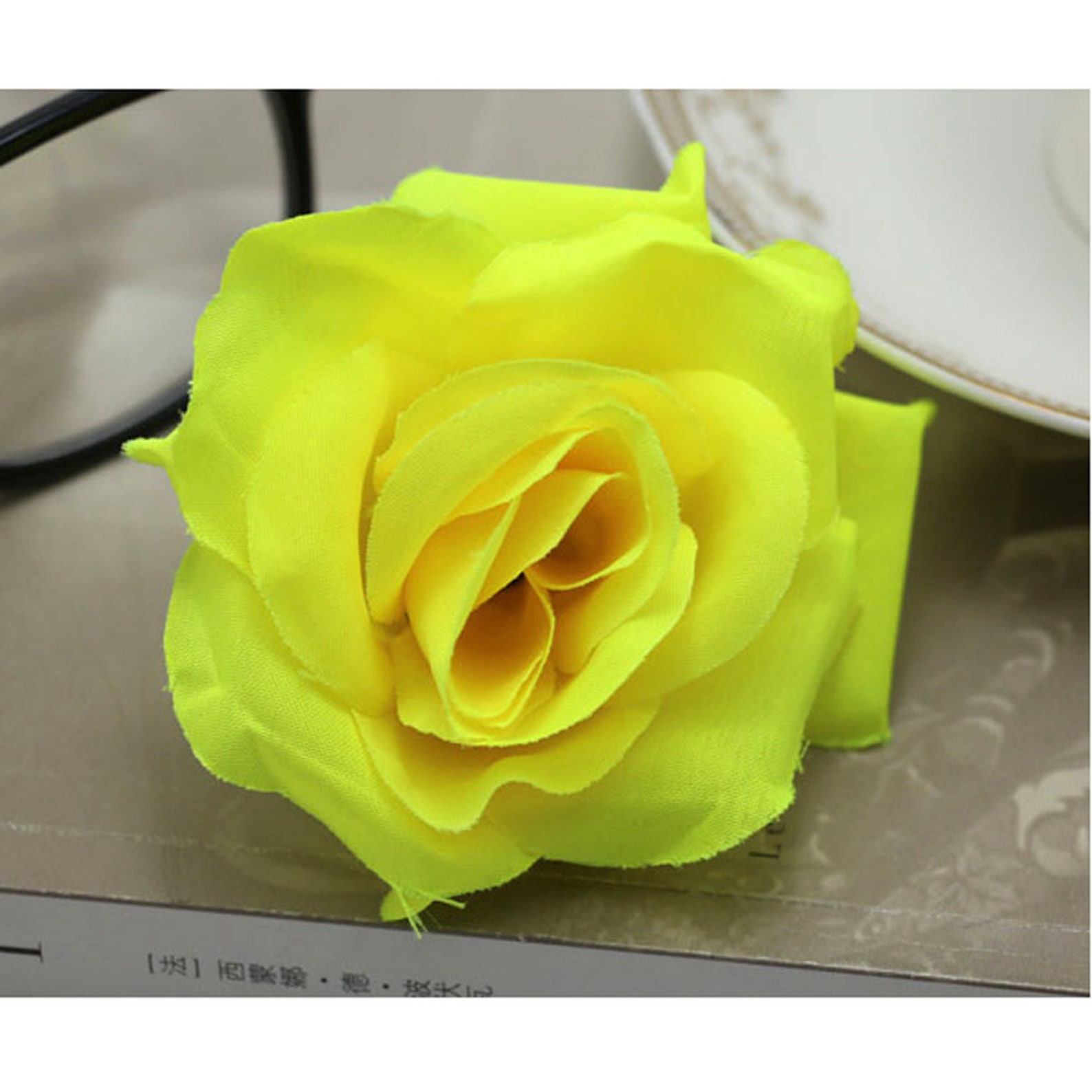 102050100PCS Silk Flower Heads Wholesale Silk Roses Heads Etsy