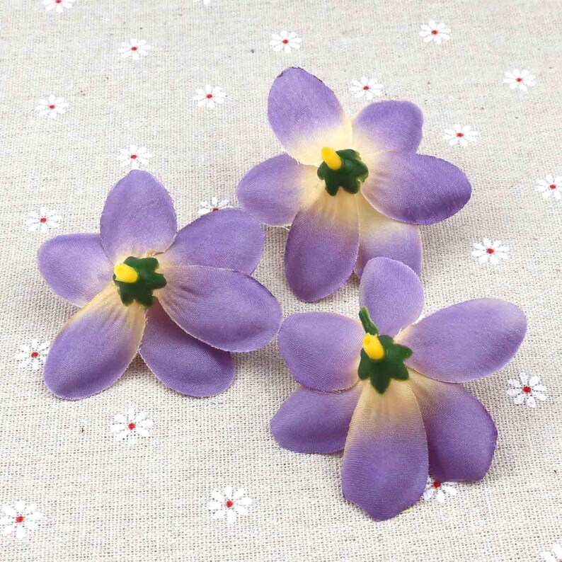 50100pcs/lot 6cm Silk Lily Artificial Flower Heads Bulk For Etsy