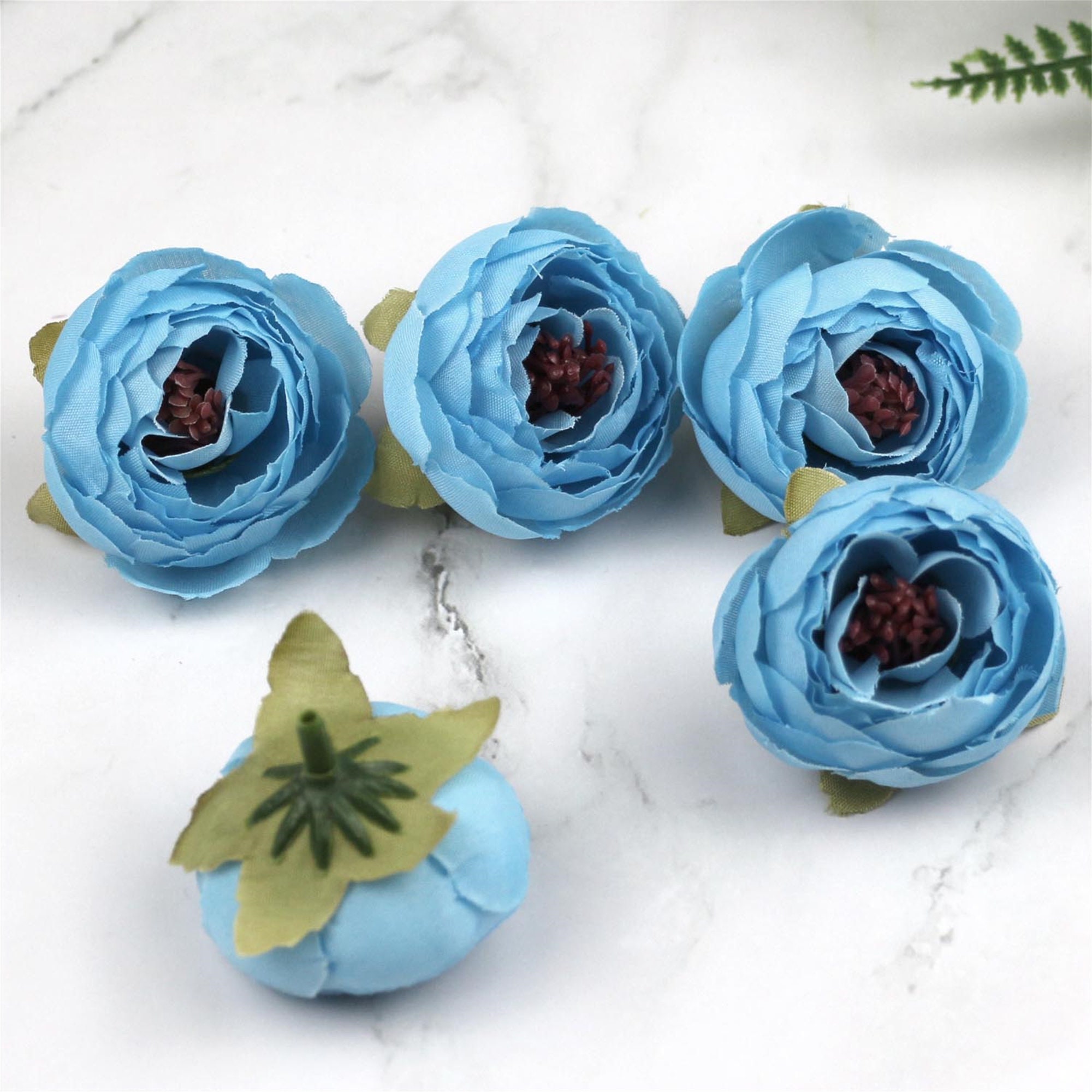 5/500pcs 27color 2"camellia Flower Head Artificial Silk Rose Bluk ...