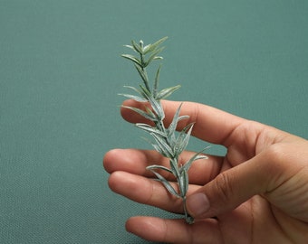 6/150PCS Artificial Silk Greenery / Dusty Plant Frosty Rosemary Fake Miller For DIY Cake Topper Dessert Crown Wedding Centerpiece Decor