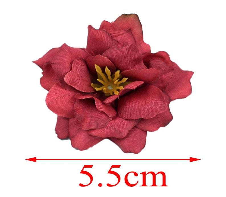 15pcs Assorted Colors 5.5cm Wild Rose Flower Heads Bulk DIY Etsy