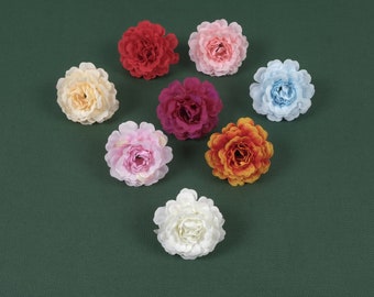 6/150PCS Artificial Silk Flower Head 8Colors Fake Rhododendron For DIY Crafts Wall Crown Bouquets Decor Flower Arrangement Faux Flower