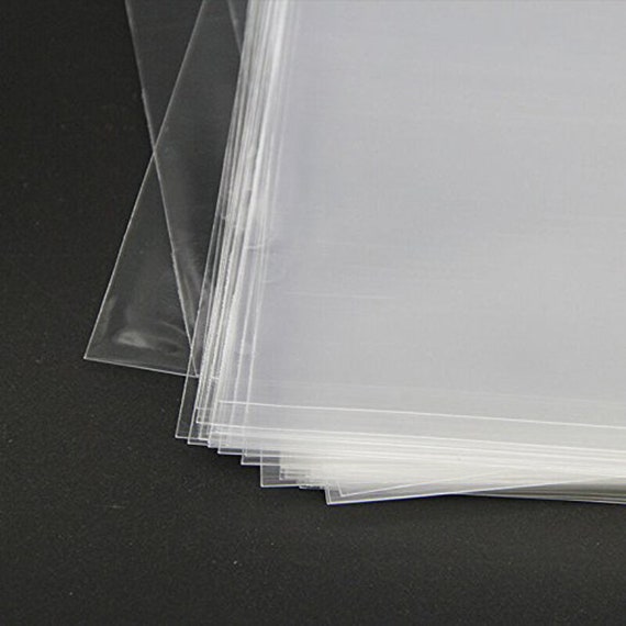NEW 20PCS 60X77cm Clear Self Adhesive Resealable Cello Cellophane Poly OPP Bags 