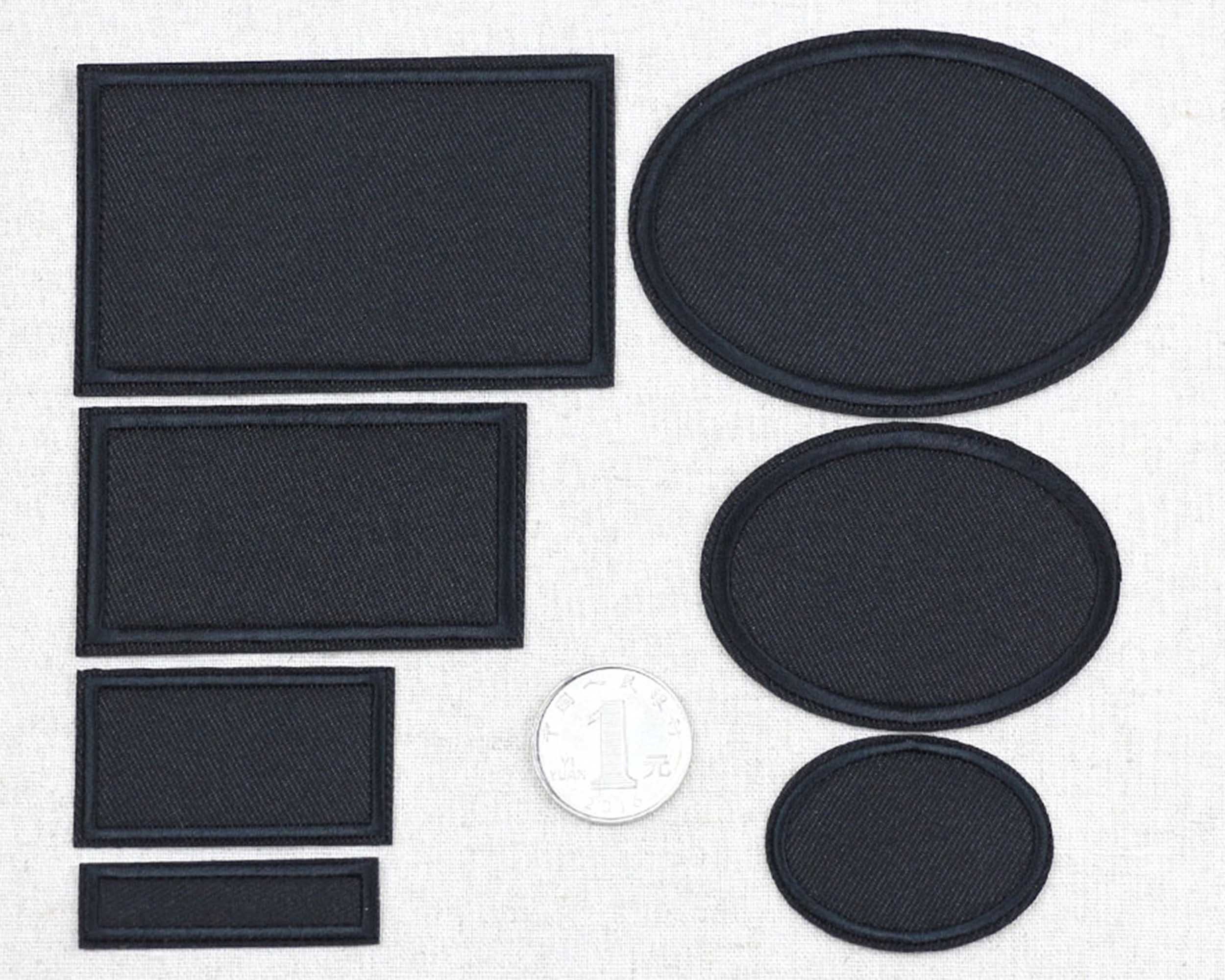 Guokuai 12-Pack Iron-On Fabric Patches For Jeans & Clothing Repair - 3x4.25 Inch, Dark Blue