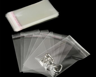 7cm Width Clear Resealable Cellophane/OPP/Poly Bags Transparent Opp Bag Packing Plastic Bags Self Adhesive Seal Bag