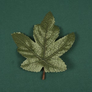6/150 STÜCKE Kunstseide Ahornblatt Grüne Faux Blätter Herbstlaub Für DIY Handwerk Verzierung Kranz Dekor Gefälschte Blatt