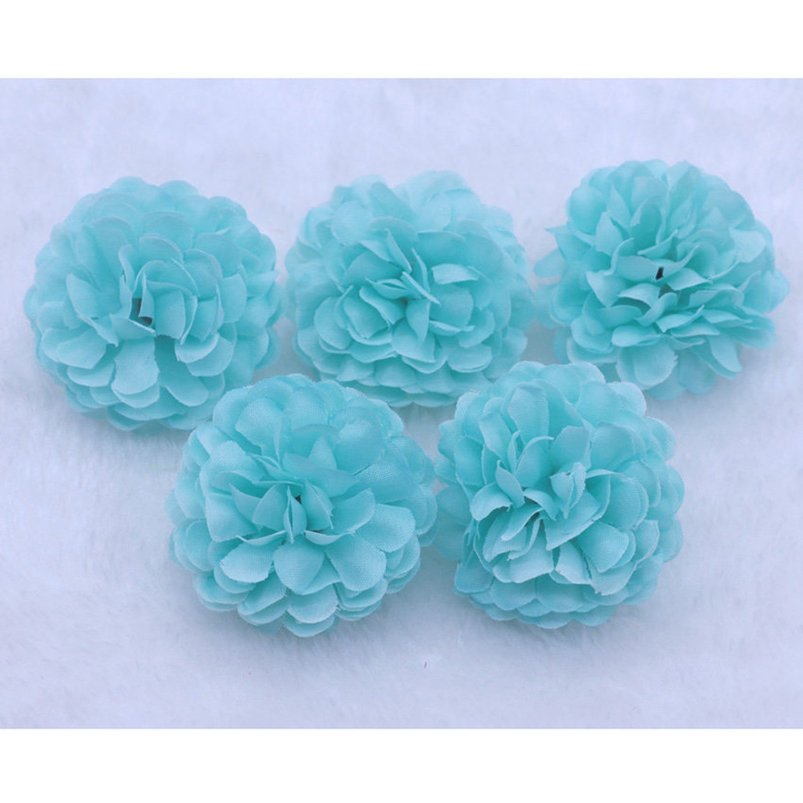 100PCS Mint Green Silk flowers Bulk Carnation Artificial Etsy