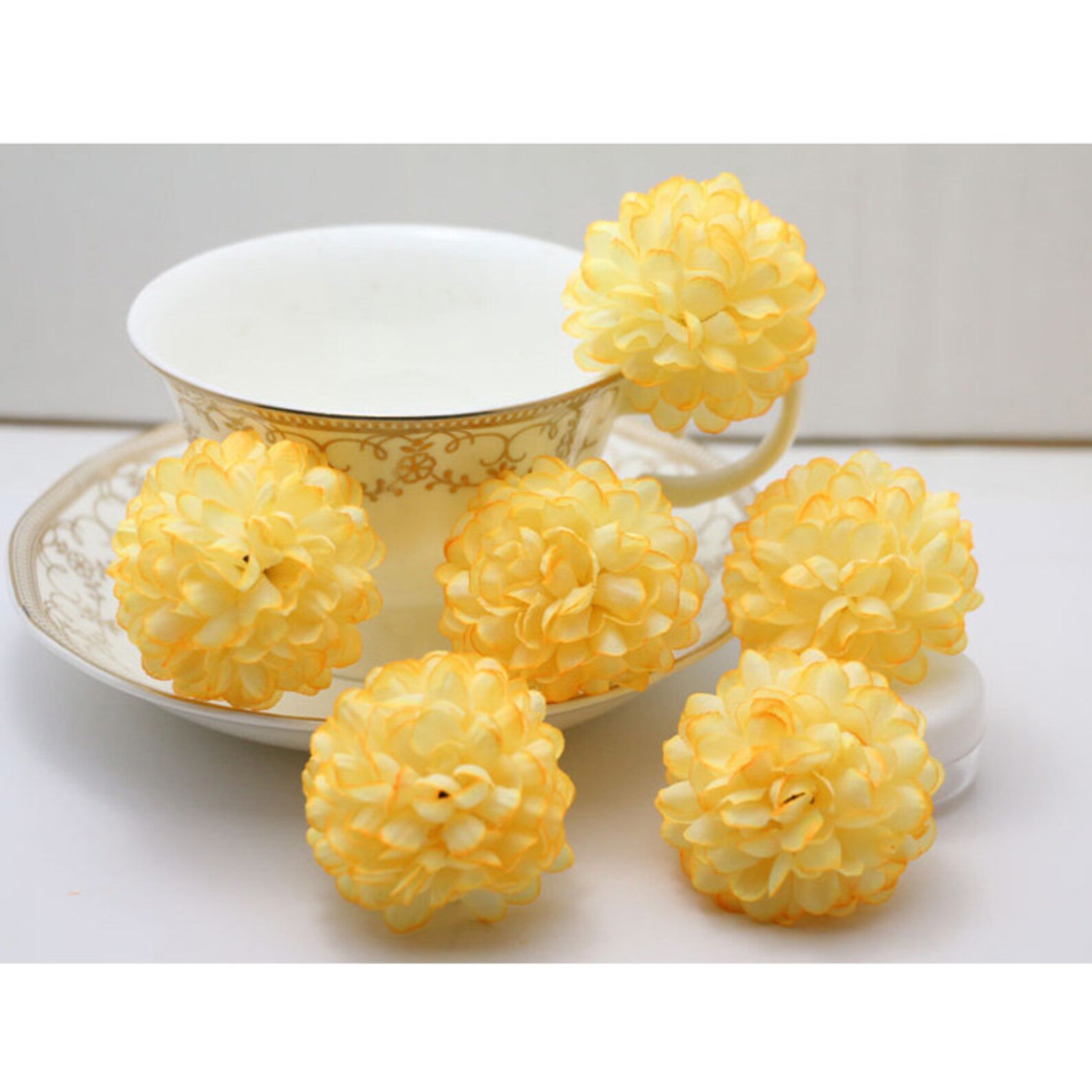 100PCS Dark Red Silk flowers Bulk Carnation Artificial Flowers Etsy