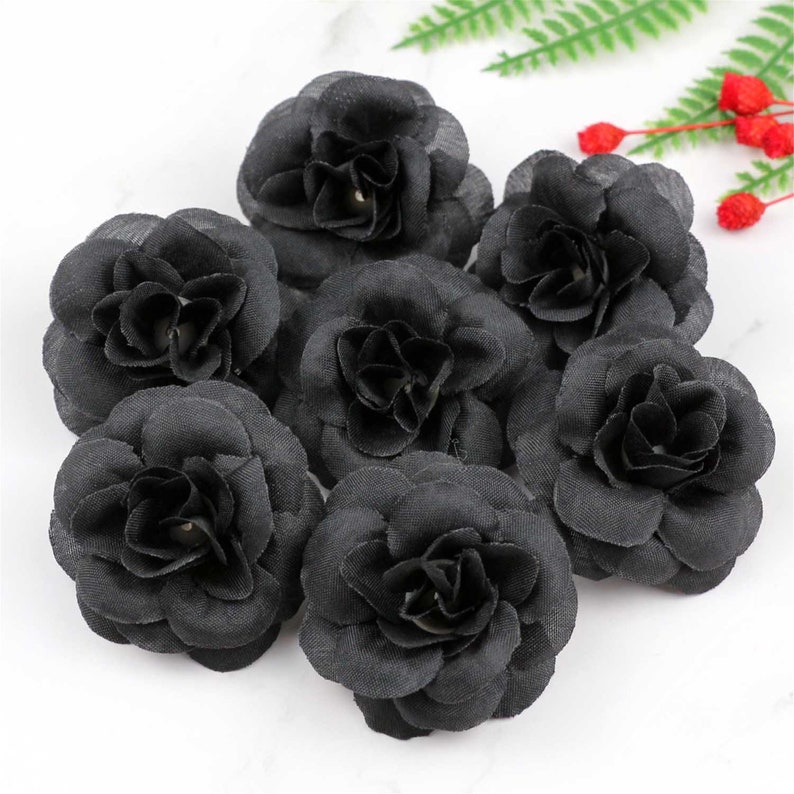 120pcs Artificial Tea Flower 4.5cm wholesale Silk Rose Flowers Heads for Wedding Party Home Decoration DIY Wreath Scrapbook Gift Box Crafts