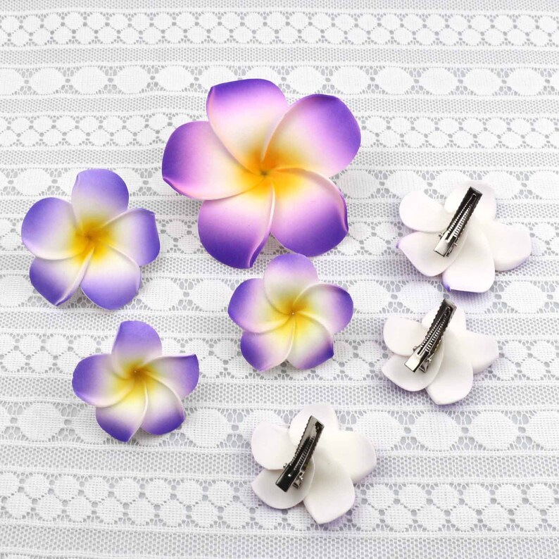 50PCS 5cm 6cm 9cm Hawaiian Flowers Fake Plumeria Lots of Etsy