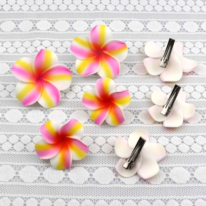 50PCS 5cm 6cm 9cm Hawaiian Flowers Fake Plumeria Lots of Etsy