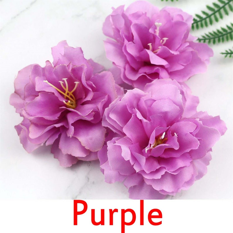Flower Heads in Bulk Wholesale for Craft Silk Peony Rose Etsy
