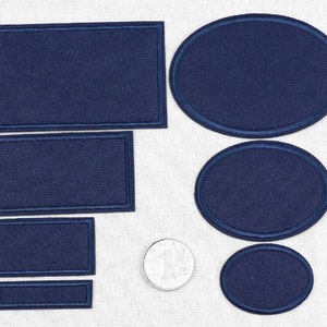 6/150 Stück Schwarz Navy Blau Blank Aufnäher Aufbügler Jean Aufnäher 12 Stil Assorted Baumwolle Jeans Reparatur Aufkleber 3.7x 5 &quot;(5,5x4,3&quot;)