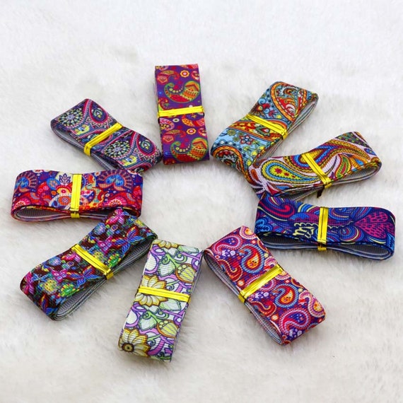 Crafts printed grosgrain ribbon Hair bow sewing 25mm Wholesale 2-10yds 1/'/'