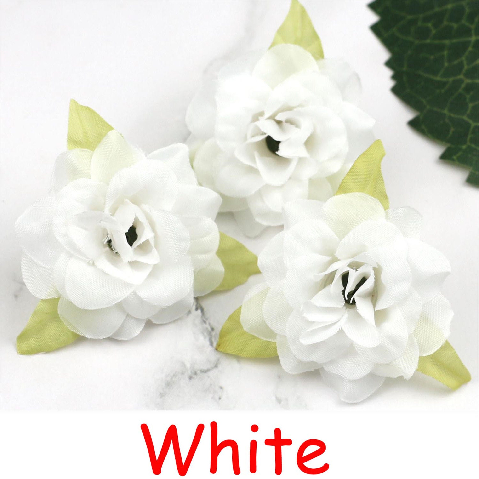 60 Pack Colorful Faux Flower Heads - Small Artificial Daisy Peony Heads For Craft Decor