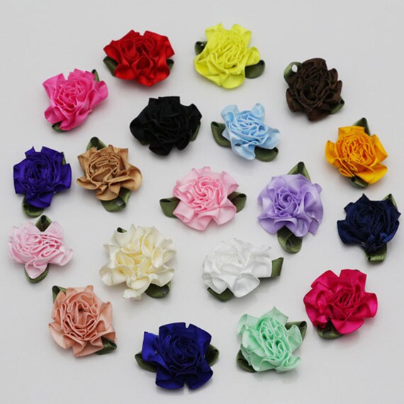 how to make lace ribbon flowers
