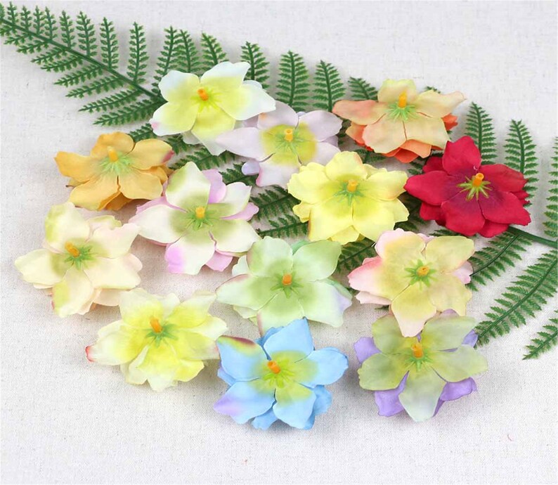 15pcs Assorted Colors 5.5cm Wild Rose Flower Heads Bulk DIY Etsy