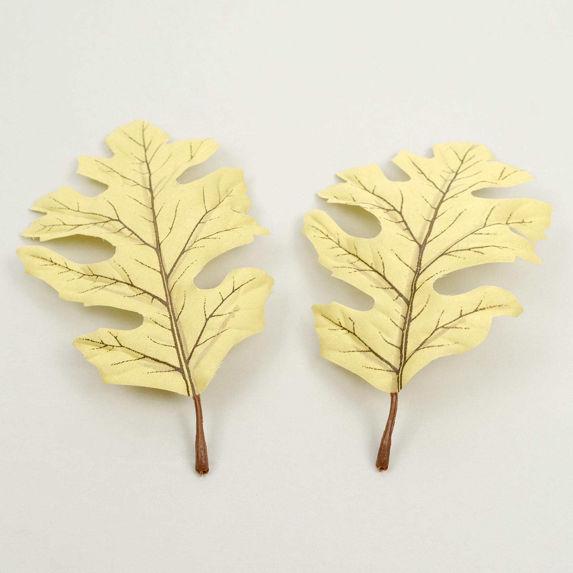 Steli di foglie di quercia artificiale rami di albero di quercia finta