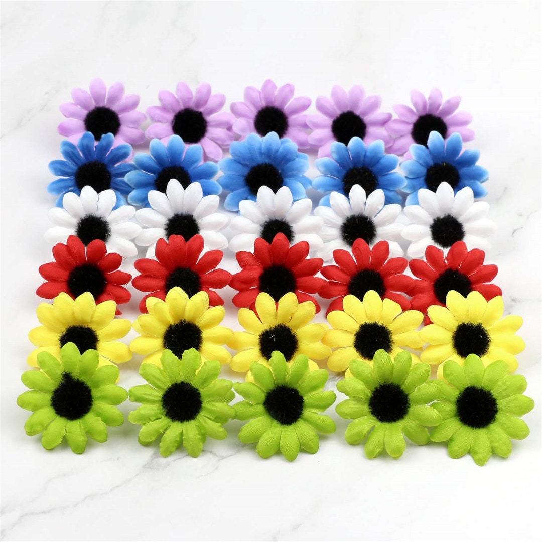 60pcs Gerbera Daisy Artificial Flowers Wholesale Fake Flower Etsy