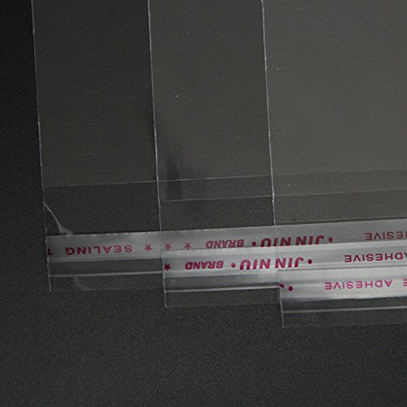 20pcs 30cm Wide Large Multi Sizes resealable packaging bag self adhesive packing plastic bag transparent Opp Bag Display Baggie Bags